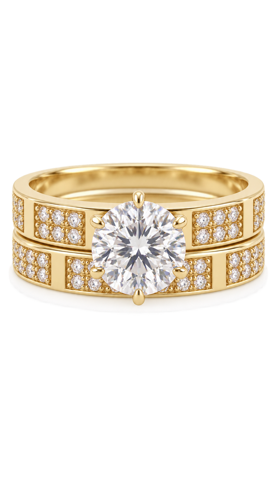 10 KT ANILLOS DE COMPROMISO DE MUJER
