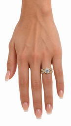 10 KT ANILLOS DE COMPROMISO DE MUJER