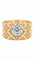 10 KT ANILLOS DE COMPROMISO DE MUJER