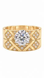 10 KT ANILLOS DE COMPROMISO DE MUJER