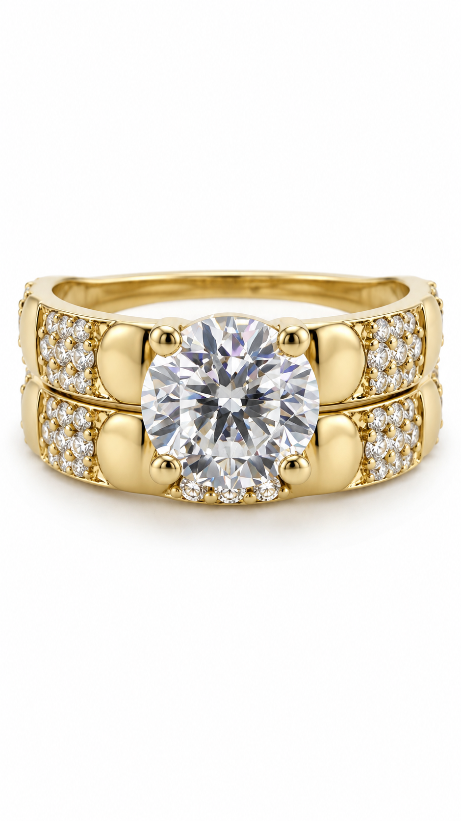 10 KT ANILLOS DE COMPROMISO DE MUJER