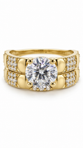 10 KT ANILLOS DE COMPROMISO DE MUJER