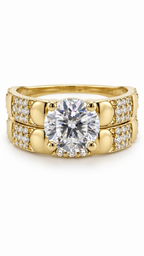 10 KT ANILLOS DE COMPROMISO DE MUJER