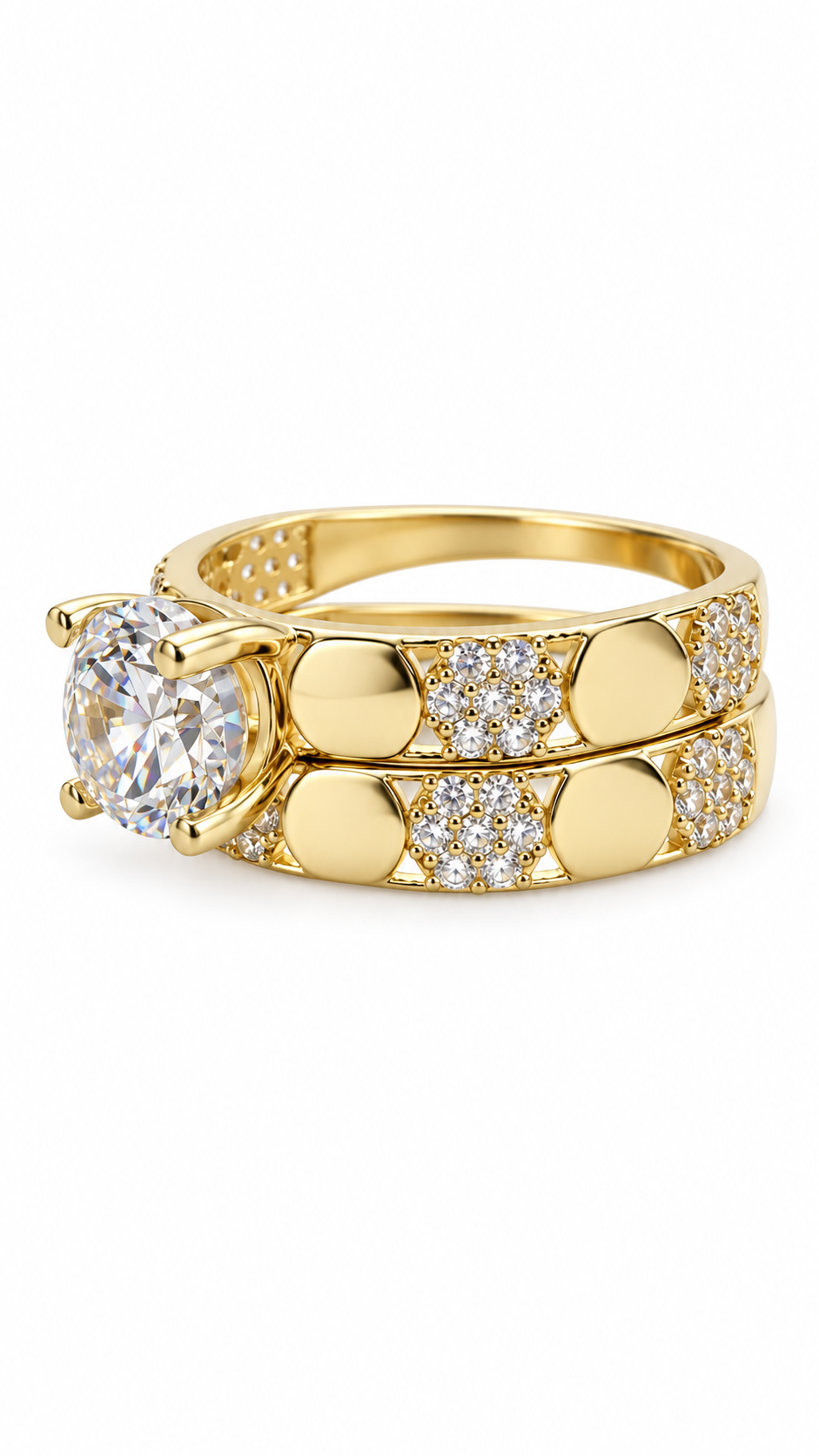 10 KT ANILLOS DE COMPROMISO DE MUJER