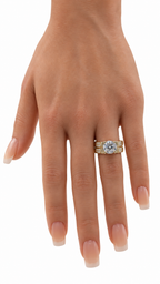 10 KT ANILLOS DE COMPROMISO DE MUJER