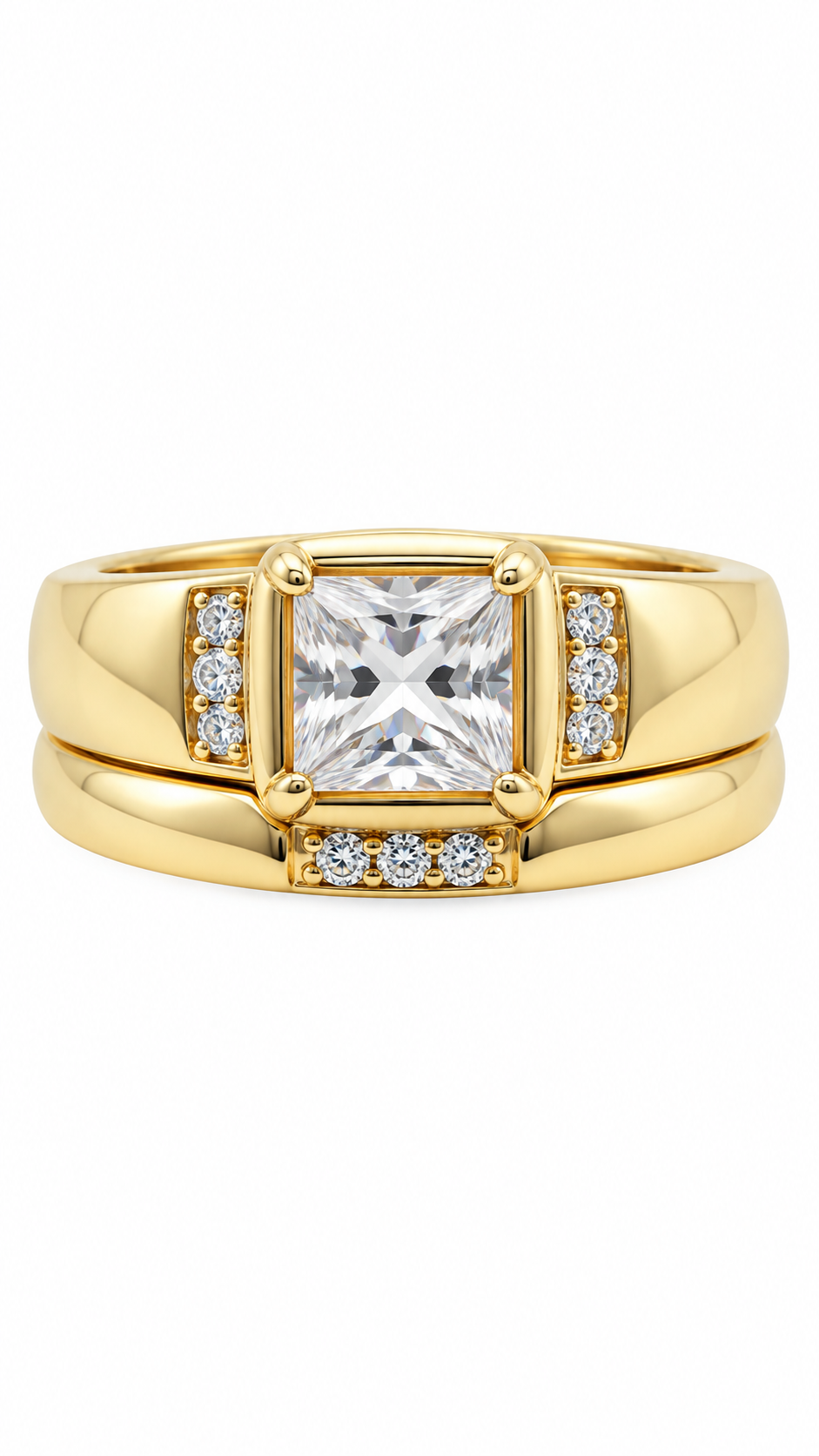 10 KT ANILLOS DE COMPROMISO DE MUJER