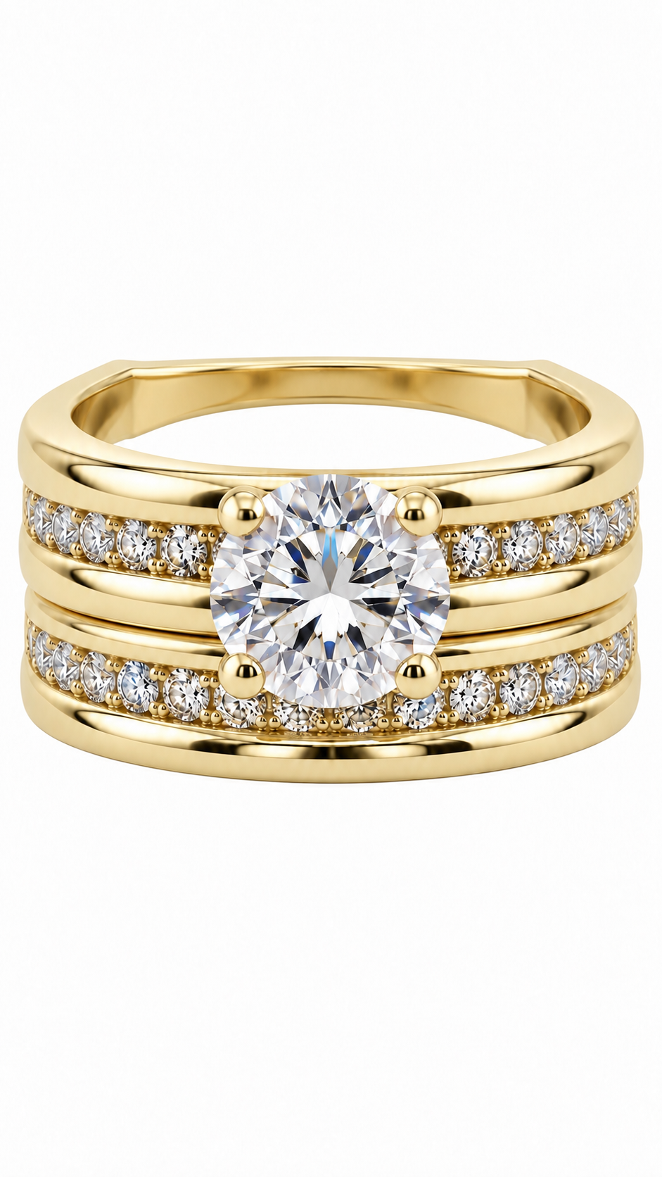 10 KT ANILLOS DE COMPROMISO DE MUJER