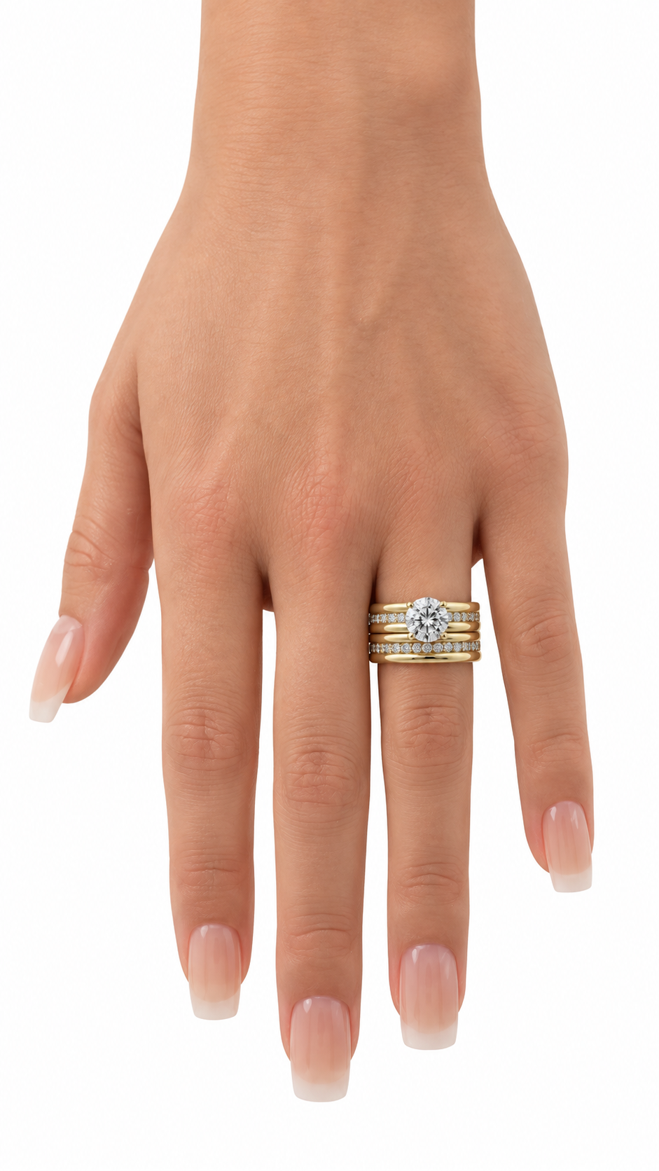 10 KT ANILLOS DE COMPROMISO DE MUJER