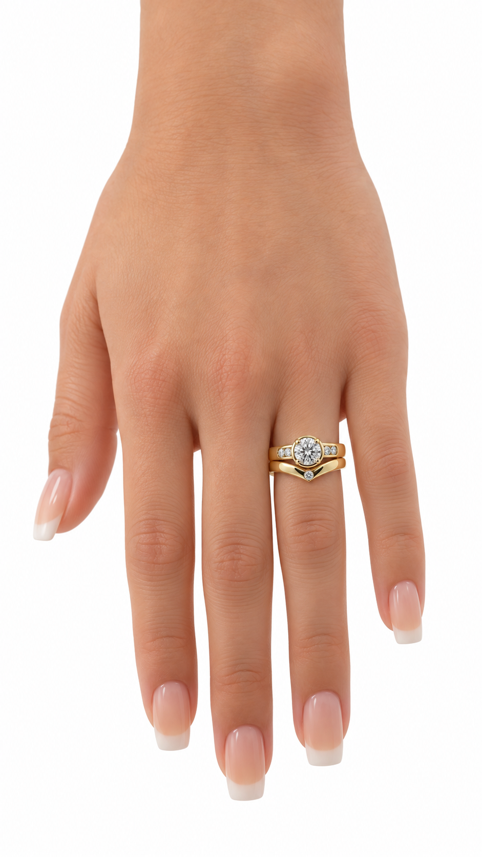 10 KT ANILLOS DE COMPROMISO DE MUJER