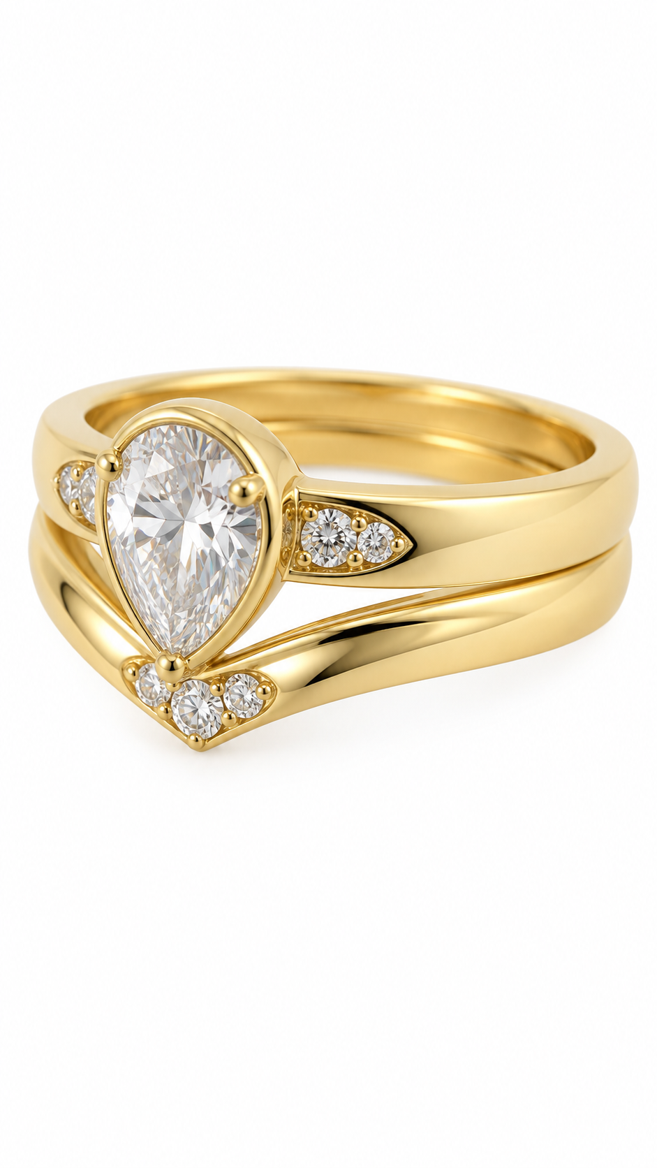 10 KT ANILLOS DE COMPROMISO DE MUJER