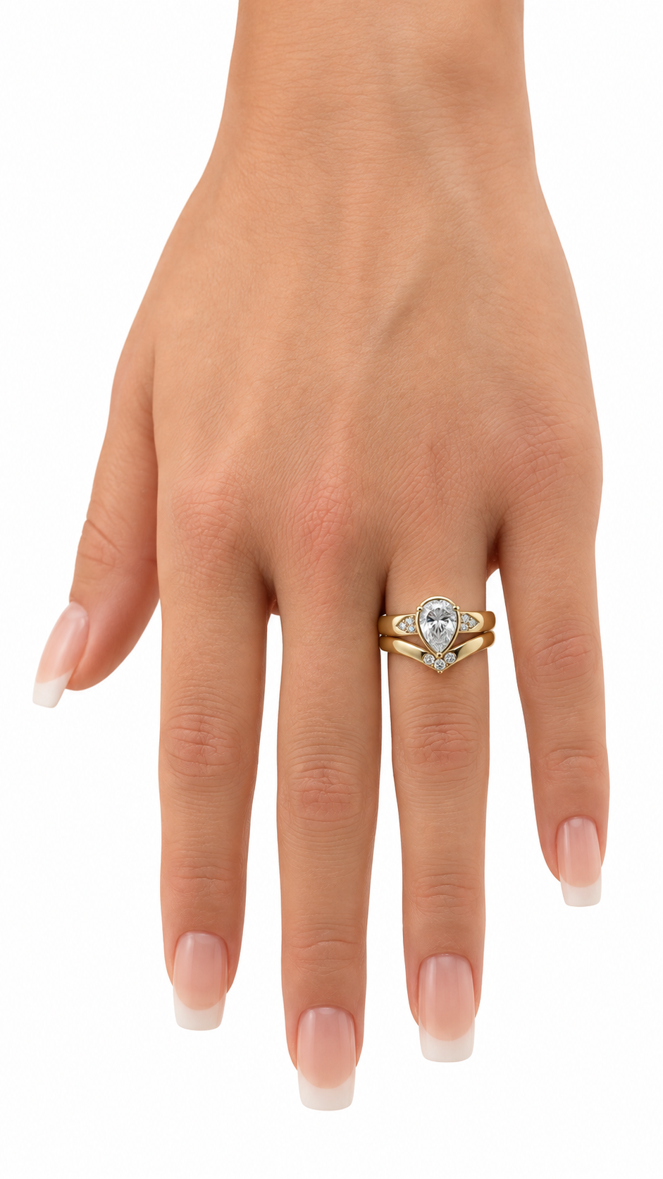 10 KT ANILLOS DE COMPROMISO DE MUJER