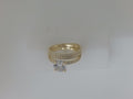 10k Yellow Gold Woman's Wedding Ring Set 3.1g