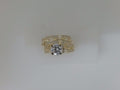 10k Yellow Gold Woman's Wedding Ring Set 4.5g