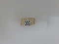 10k Yellow Gold Woman's Wedding Ring Set 3.8g