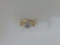 10k Yellow Gold Woman's Wedding Ring Set 4.1g
