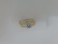 10k Yellow Gold Woman's Wedding Ring Set 3.7g
