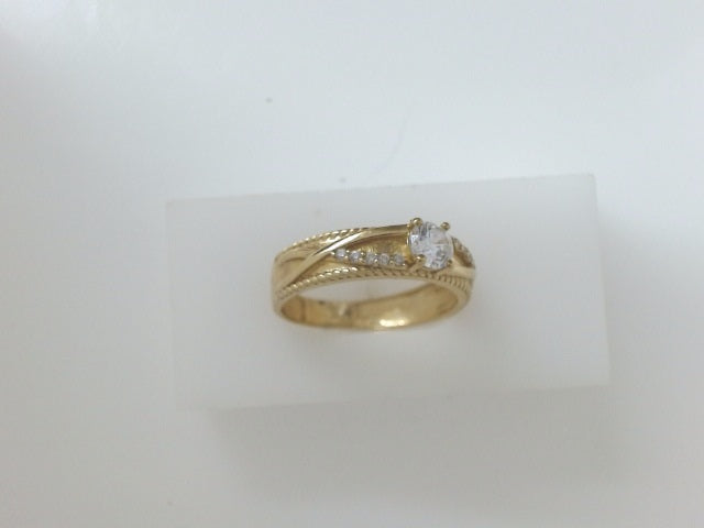 10k Yellow Gold Men's Wedding Ring 3.4g