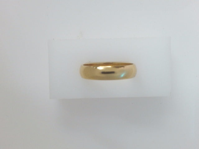 10k Yellow Gold Men's Wedding Ring 4.6g