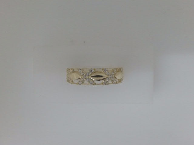 10k Yellow Gold Men's Wedding Ring 2.1g