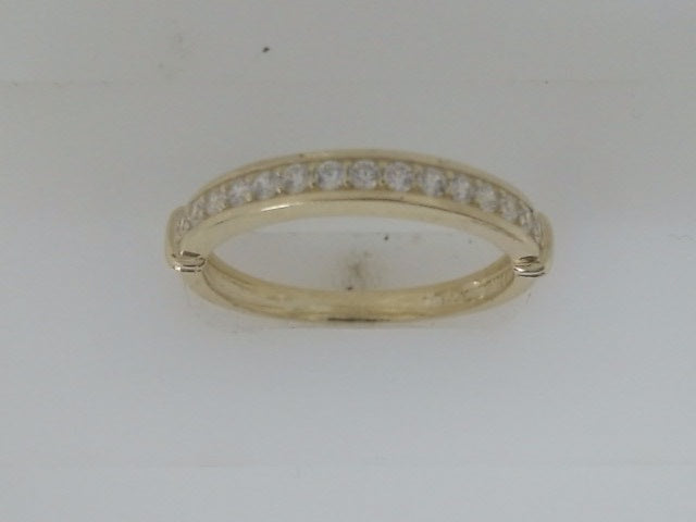 10k Yellow Gold Men's Wedding Ring 2.4g