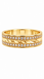 10 KT ANILLOS DE COMPROMISO DE HOMBRE