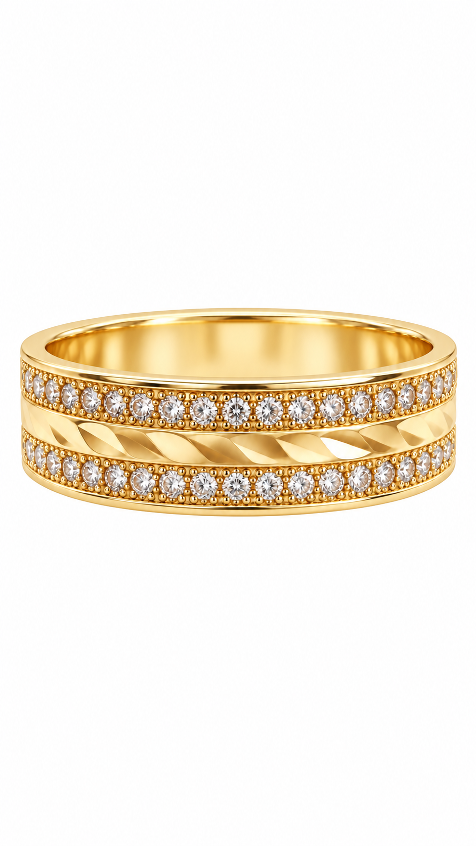 10 KT ANILLOS DE COMPROMISO DE HOMBRE