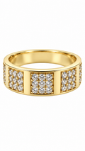10 KT ANILLOS DE COMPROMISO DE HOMBRE