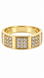 10 KT ANILLOS DE COMPROMISO DE HOMBRE