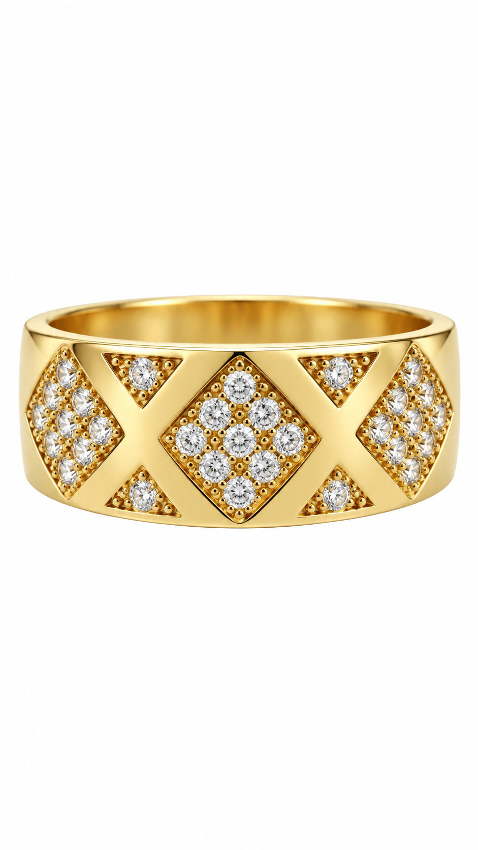 10 KT ANILLOS DE COMPROMISO DE HOMBRE