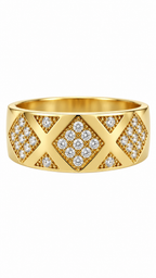 10 KT ANILLOS DE COMPROMISO DE HOMBRE