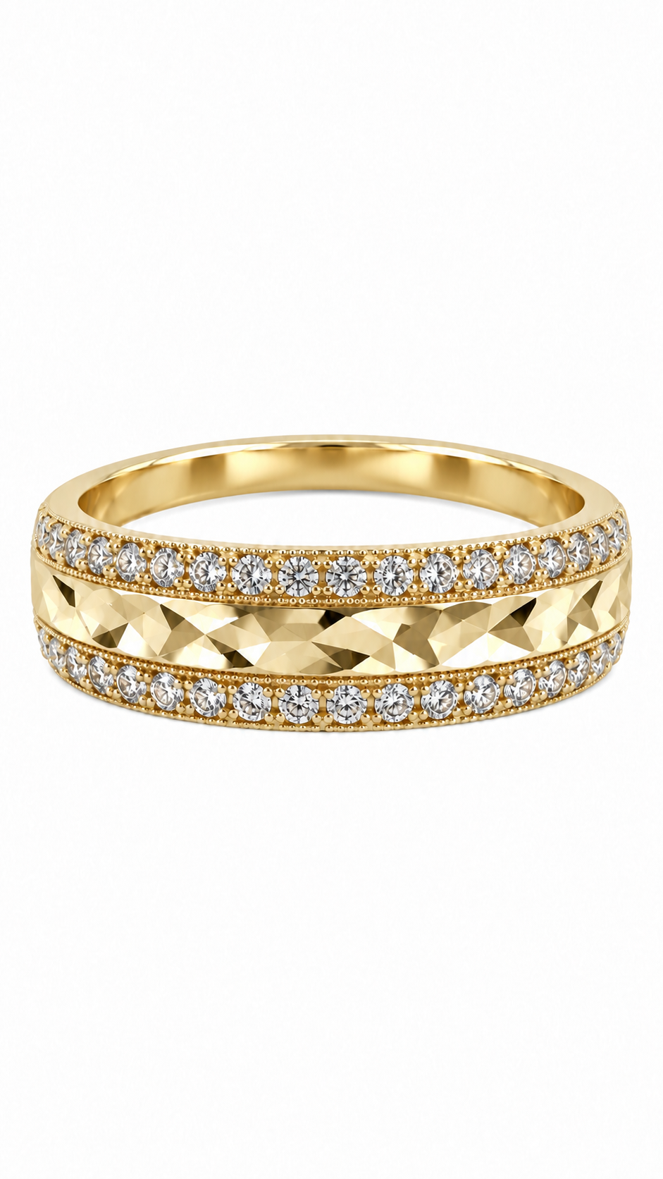 10 KT ANILLOS DE COMPROMISO DE HOMBRE