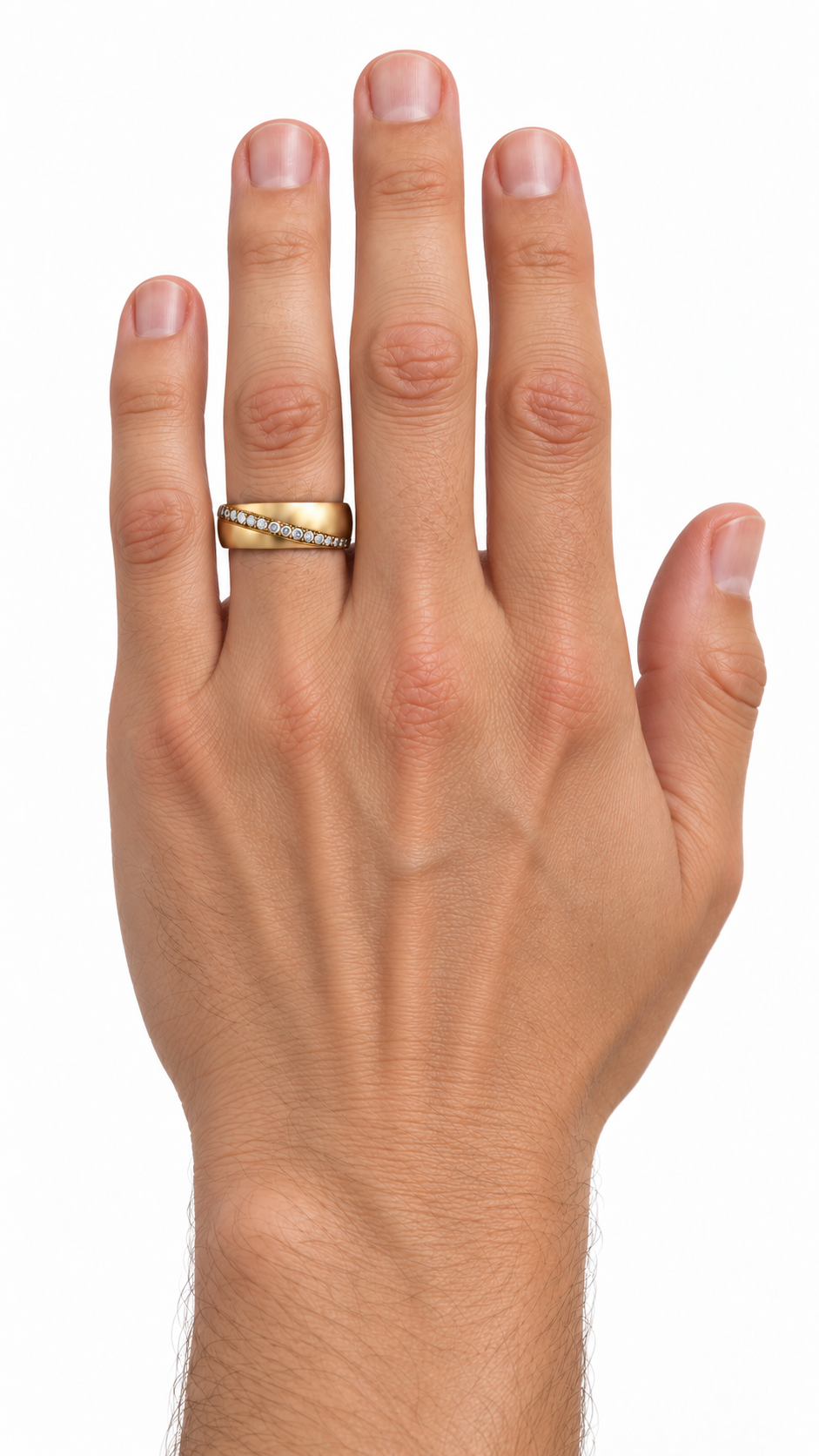 10 KT ANILLOS DE COMPROMISO DE HOMBRE