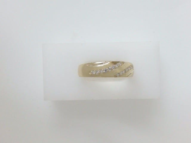 10k Yellow Gold Men's Diamond Ring 6.3g