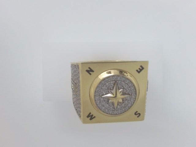 10k Yellow Gold Men's Ring 13.2g