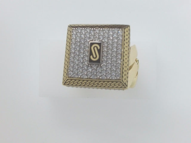 10k Yellow Gold Men's Ring 13.9g