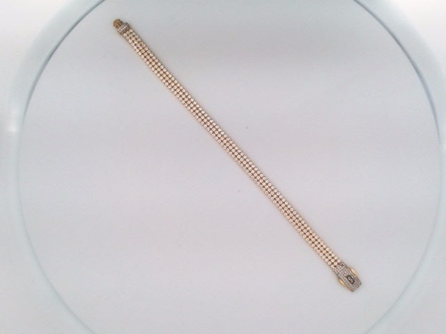 10k Yellow Gold Women's Bracelet 8.5g
