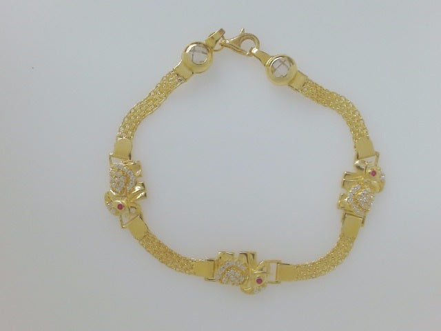10k Yellow Gold Women's Bracelet 5.5g