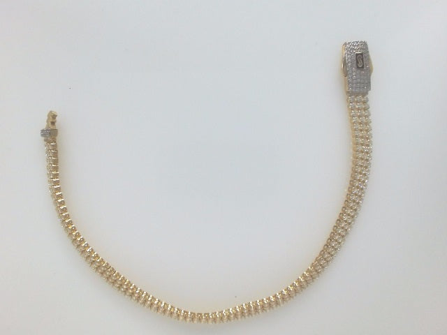 10k Yellow Gold Women's Bracelet 8.7g