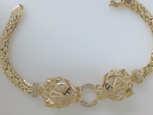 10k Yellow Gold Women's Bracelet 12.5g