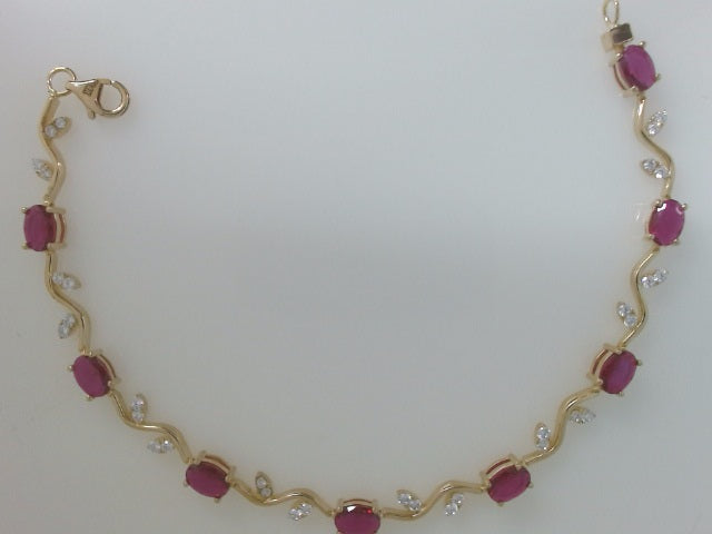 14k Yellow Gold Women's Bracelet 8.3g
