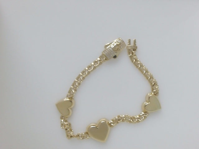 10k Yellow Gold Women's Bracelet 7.6g