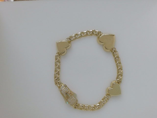 10k Yellow Gold Women's Bracelet 7.1g