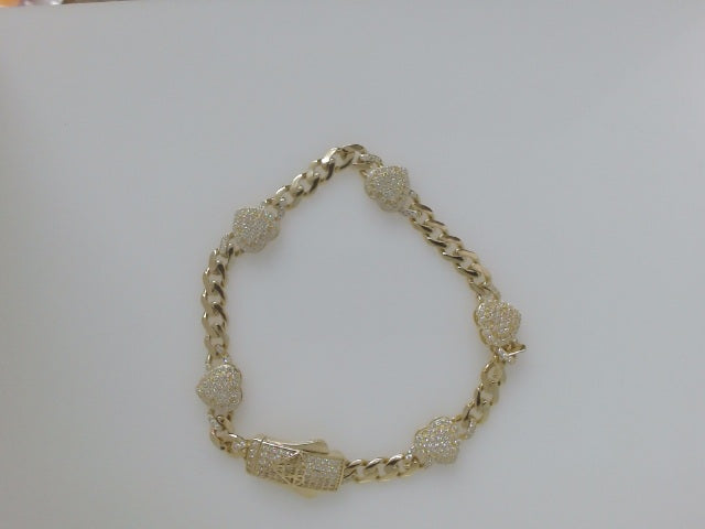 10k Yellow Gold Women's Bracelet 7.6g