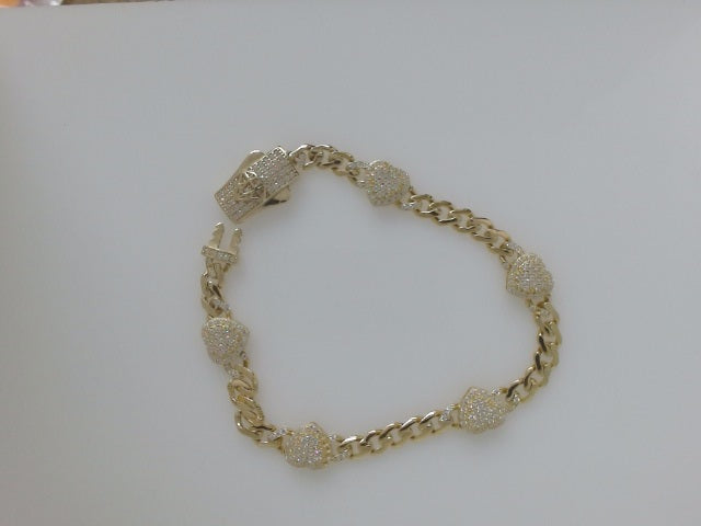 10k Yellow Gold Women's Bracelet 7.6g