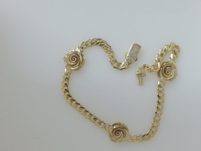 10k Yellow Gold Women's Bracelet 4.6g