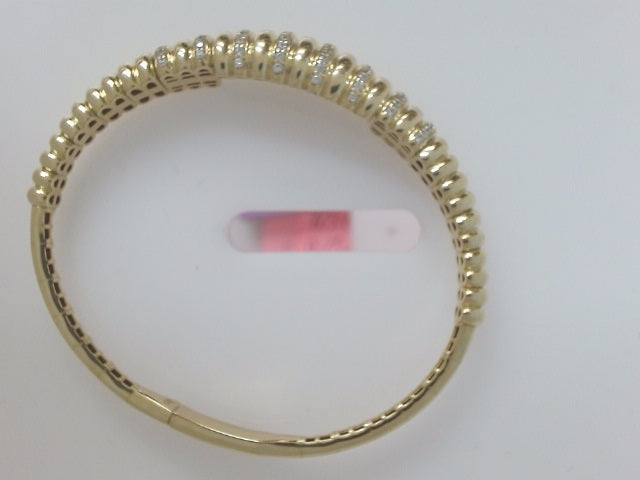 10k Yellow Gold Unisex Bangle 12.3g