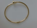 10k Yellow Gold Unisex Bangle 7.3g