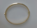 10k Yellow Gold Unisex Bangle 9.3g