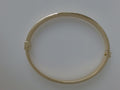 10k Yellow Gold Unisex Bangle 9.5g
