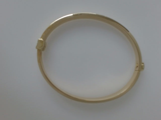 10k Yellow Gold Unisex Bangle 9.4g